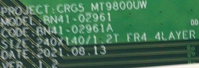 MAIN PARA MONITOR SAMSUNG / NUMERO DE PARTE BN94-13401D / BN41-02961A / BN9413401D / 13401D / BN97-15175B / PANEL CY-PR236CGAV1H / DISPLAY M236HVR01.0 / MODELO LC24RG50FZNXZA AB06 - Imagen 2